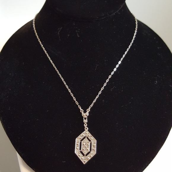 1928 Jewelry - Vintage 1928 Chain & Pendant.